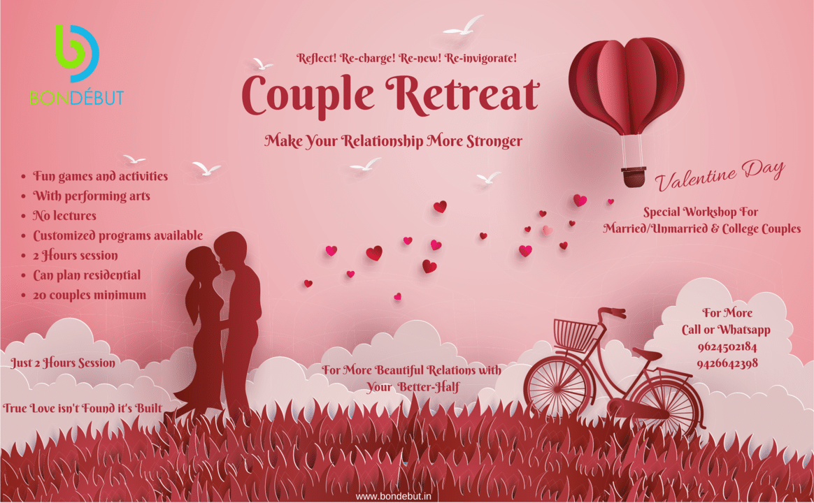 “  COUPLE’S RETREAT FOR RECHARGING MARRIAGE”