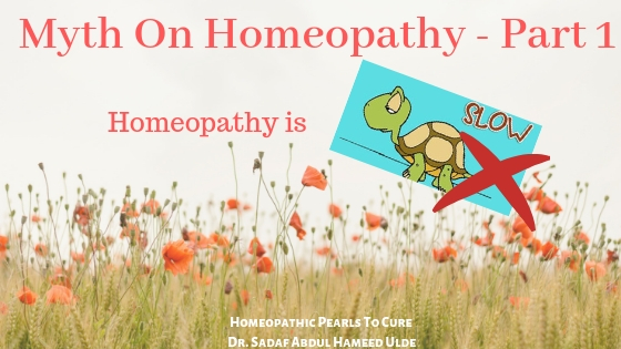 Myths About Homoeopathy - I